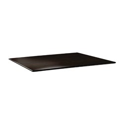Plateau de table rectangulaire Topalit Smartline 120x80cm weng&eacute; - Gastronoble - DR979