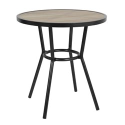 Table ronde d'ext&eacute;rieur Marston Bolero noire 700mm - Gastronoble - DX986