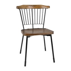 Chaises Scandi Bolero noires (lot de 2) - Gastronoble - FB871