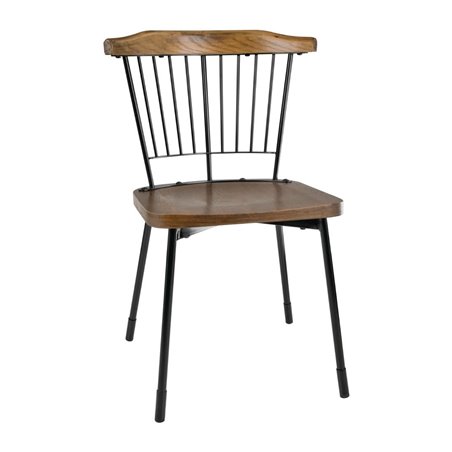 Chaises Scandi Bolero noires (lot de 2) - Gastronoble - FB871