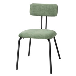 Chaises Bolero Fairfield noyer et vert (lot de 2) - Gastronoble - FU501