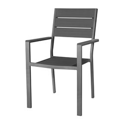 Fauteuils &agrave; lattes Bolero Valletta gris (Lot de 4) - Gastronoble - HZ022