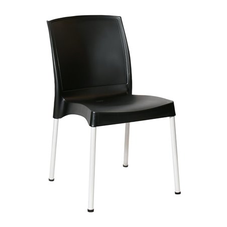 Chaises en polypropyl&egrave;ne Bolero Elements noires (lot de 4) - Gastronoble - JA918