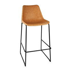 Tabouret haut Bolero Rodeo camel - Gastronoble - FB885