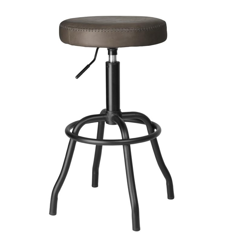 Tabouret de bar en PU Bolero Brooklyn mocha - Gastronoble - HW291