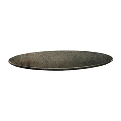 Plateau de table rond Topalit Smartline 80cm b&eacute;ton - Gastronoble - DR991