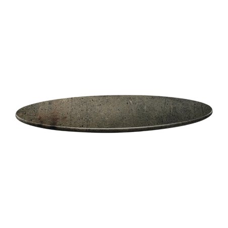 Plateau de table rond Topalit Smartline 80cm b&eacute;ton - Gastronoble - DR991