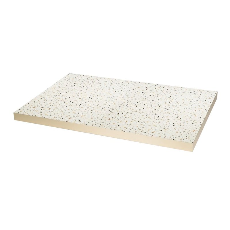 Plateau de table rectangulaire Terrazzo Bolero 1 100x700mm - Gastronoble - DZ874