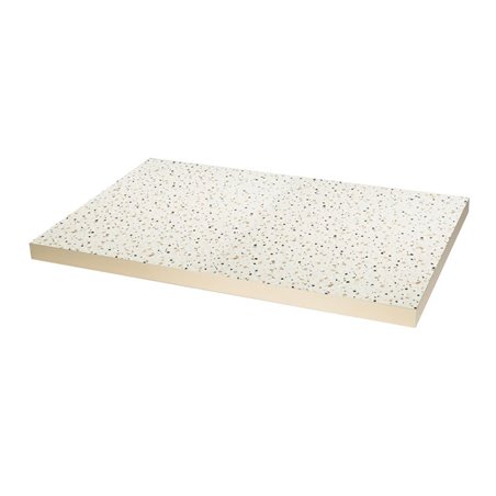 Plateau de table rectangulaire Terrazzo Bolero 1 100x700mm - Gastronoble - DZ874