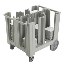 Chariot ajustable &agrave; assiettes Cambro 6 compartiments - Gastronoble - CL723