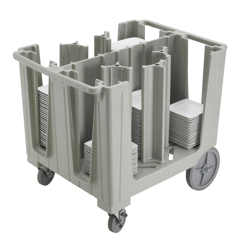 Chariot ajustable &agrave; assiettes Cambro 6 compartiments - Gastronoble - CL723
