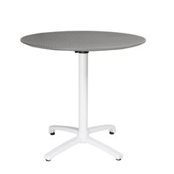 Table pliante en polypropyl&egrave;ne Bolero 800mm gris fonc&eacute; - Gastronoble - FT621