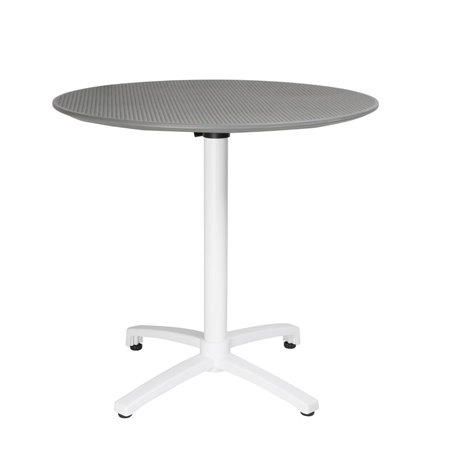 Table pliante en polypropyl&egrave;ne Bolero 800mm gris fonc&eacute; - Gastronoble - FT621