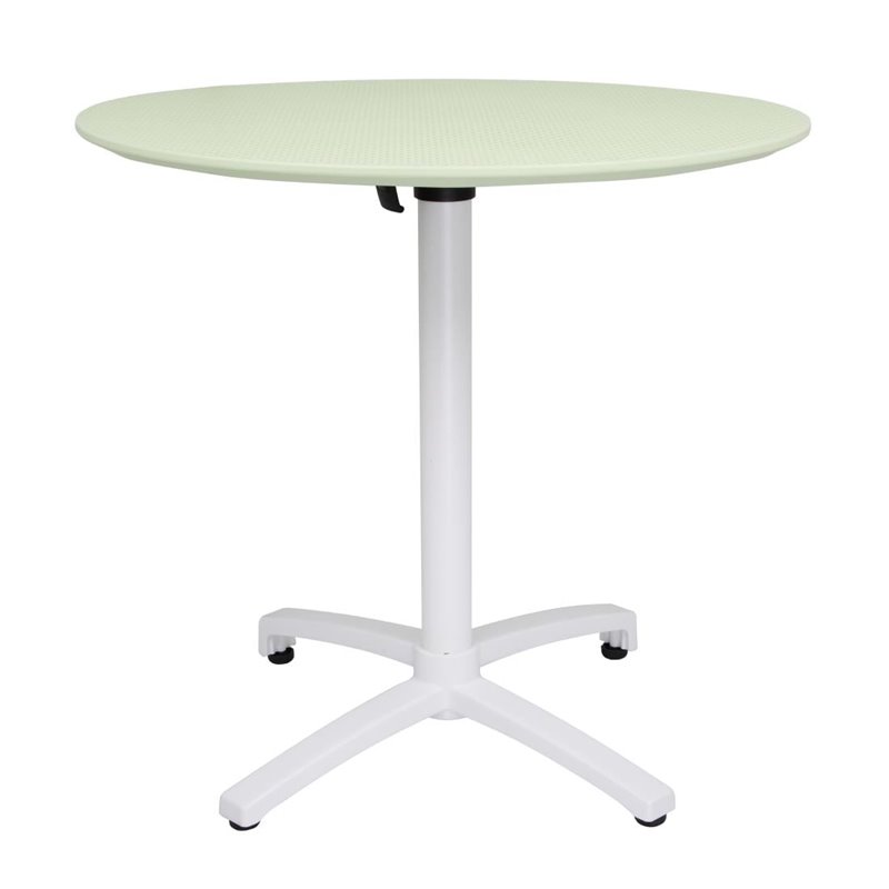 Table pliante en polypropyl&egrave;ne Bolero 800mm vert menthe - Gastronoble - FT623