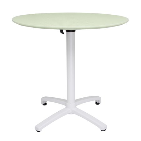 Table pliante en polypropyl&egrave;ne Bolero 800mm vert menthe - Gastronoble - FT623