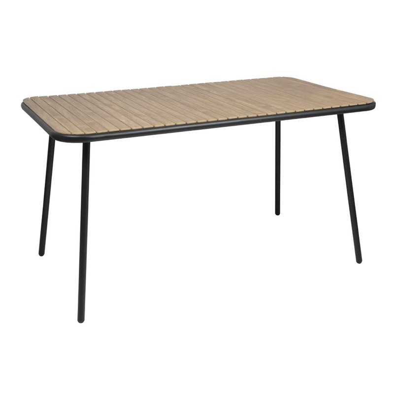 Table rectangulaire effet bois Bolero Santorini 1400mm - Gastronoble - FU536
