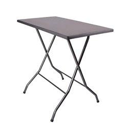 Table pliable rectangulaire Sevelit Pizarra 115x70x110 cm - Gastronoble - CJ951
