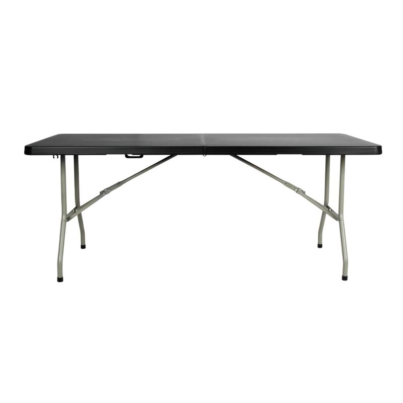 Table pliante rectangulaire Bolero noire 1,8 m - Gastronoble - HZ169