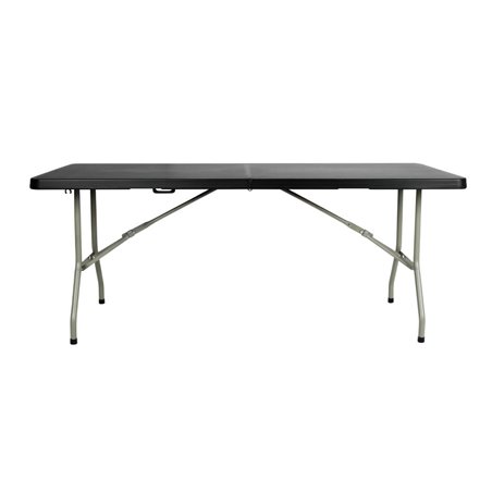 Table pliante rectangulaire Bolero noire 1,8 m - Gastronoble - HZ169