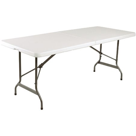 Table pliante rectangulaire Bolero blanche 1,8 m - Gastronoble - LL001