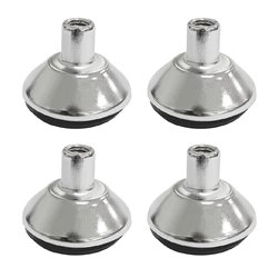 Patins en caoutchouc pour broyeur &agrave; glace Buffalo (lot de 4) - Gastronoble - AM379
