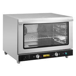 Four p&acirc;tissier &agrave; convection 4 niveaux avec humidificateur Buffalo 100&nbsp;L triphas&eacute; - Gastronoble - JB189