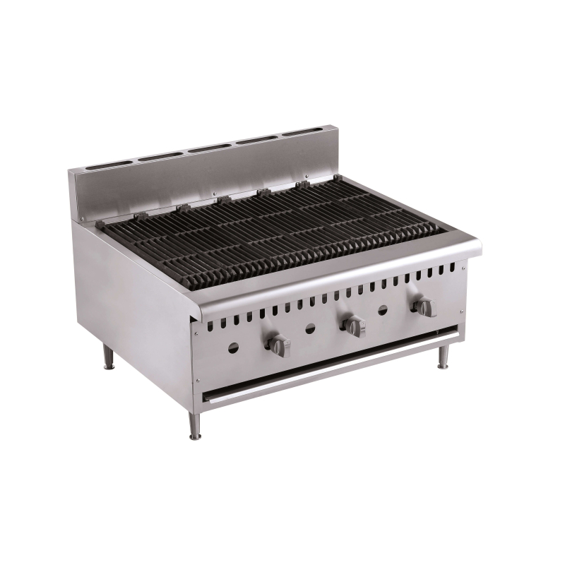 Gas lavasteen grill