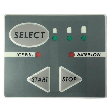 Panneau d'op&eacute;ration autocollant Polar - Gastronoble - AG096