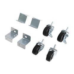 Roues pivotantes standard & frein&eacute;es Polar avec supports (Lot de 4) - Gastronoble - AJ542
