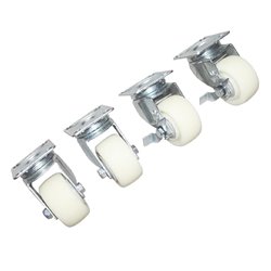 Roulettes standard et frein&eacute;es Polar (Lot de 4) - Gastronoble - AK068