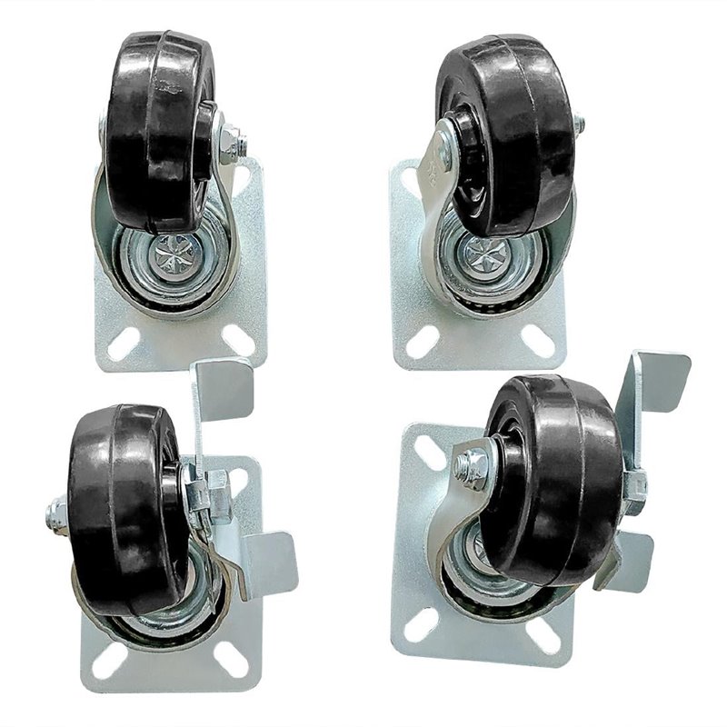 Roulettes standard et frein&eacute;es Polar (Lot de 4 - Gastronoble - AK837