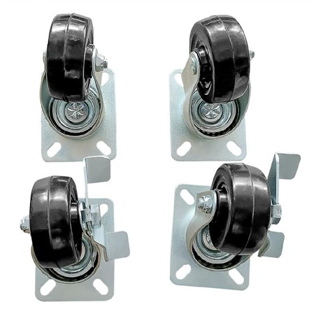 Roulettes standard et frein&eacute;es Polar (Lot de 4 - Gastronoble - AK837