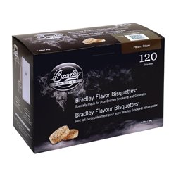 Briquettes Bradley Smoker ar&ocirc;me noix de p&eacute;can (lot de 120) - Gastronoble - FE655