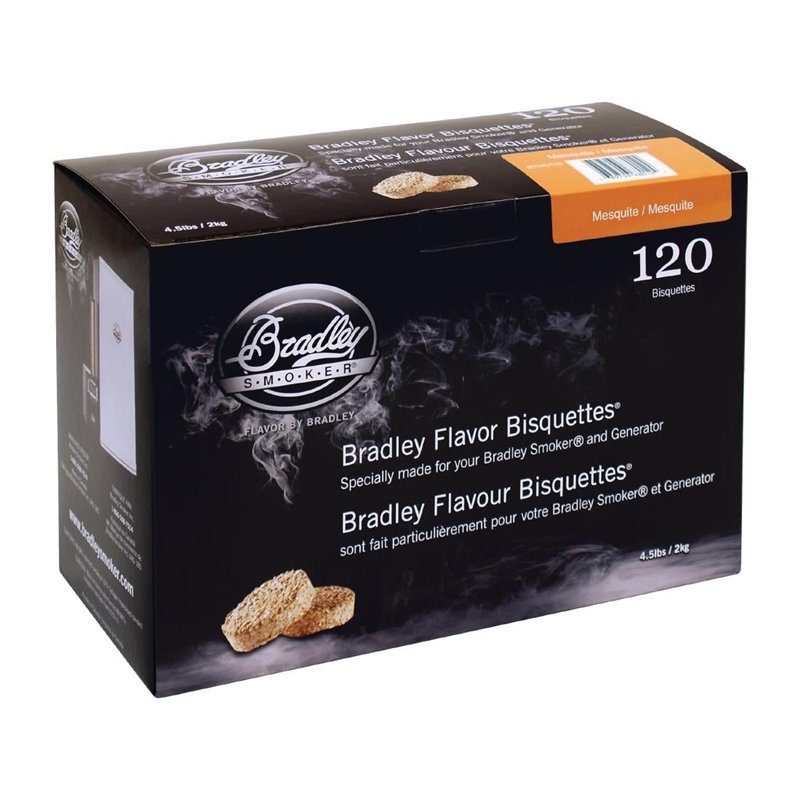 Briquettes Bradley Smoker ar&ocirc;me mesquite (lot de 120) - Gastronoble - FE657