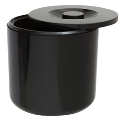 Seau &agrave; glace rond isotherme Beaumont noir - Gastronoble - CZ455