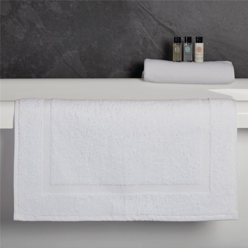 Tapis de bain Mitre Essentials Capri blanc - Gastronoble - GT750