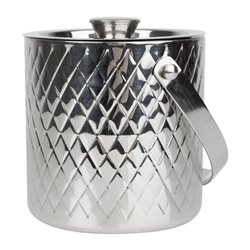 Seau &agrave; glace en inox double paroi Olympia Geo 2L - Gastronoble - HY134