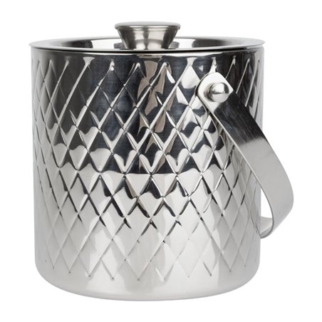 Seau &agrave; glace en inox double paroi Olympia Geo 2L - Gastronoble - HY134