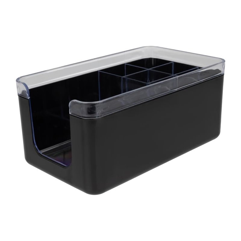 Rangement de bar ABS noir Olympia Kristallon - Gastronoble - HU097