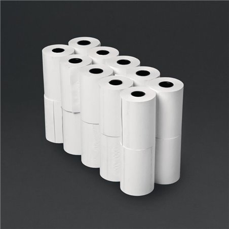 Rouleaux de caisse thermiques Olympia 57&nbsp;m x&nbsp;37&nbsp;mm (lot de 20) - Gastronoble - DK590