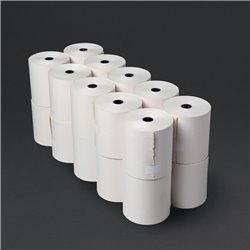 Rouleau de caisse Olympia 2 plis non thermique blanc et jaune 76&nbsp;x&nbsp;70&nbsp;mm (lot de 20) - Gastronoble - DK596