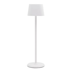 Lampe de table LED sans fil blanche &agrave; intensit&eacute; variable Securit Georgina avec c&acirc;ble de chargement magn&eacute;tique - Gastronoble - GR