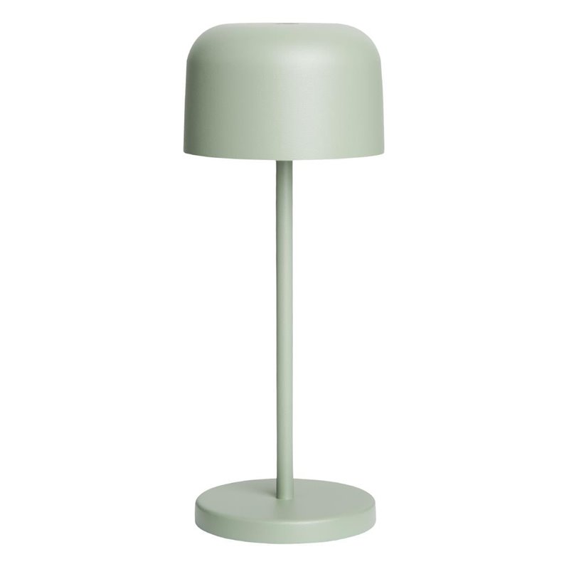 Lampe de table avec abat-jour rond Olympia Lucca verte 200mm - Gastronoble - HZ202