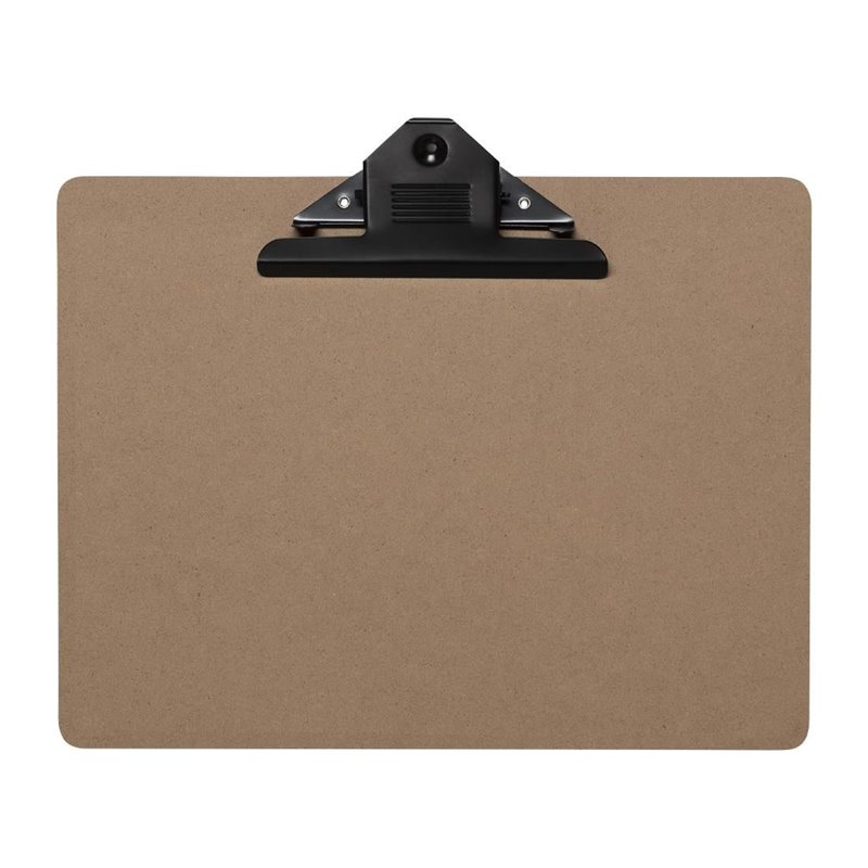 Porte-bloc panneau en fibre de bois Europel A4 paysage 297 x 210 mm - Gastronoble - HU467
