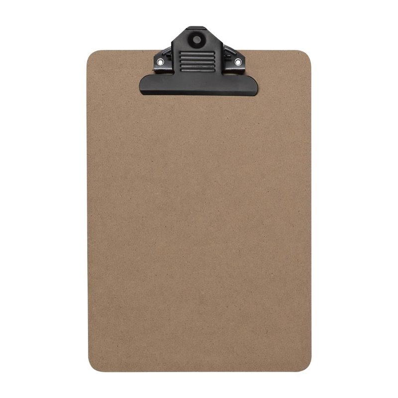 Porte-bloc panneau en fibre de bois Europel A5 portrait 148 x 210 mm - Gastronoble - HU469