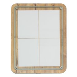 Porte-menu en bois Securit 4xA4 avec poteau et socle - Gastronoble - CX073
