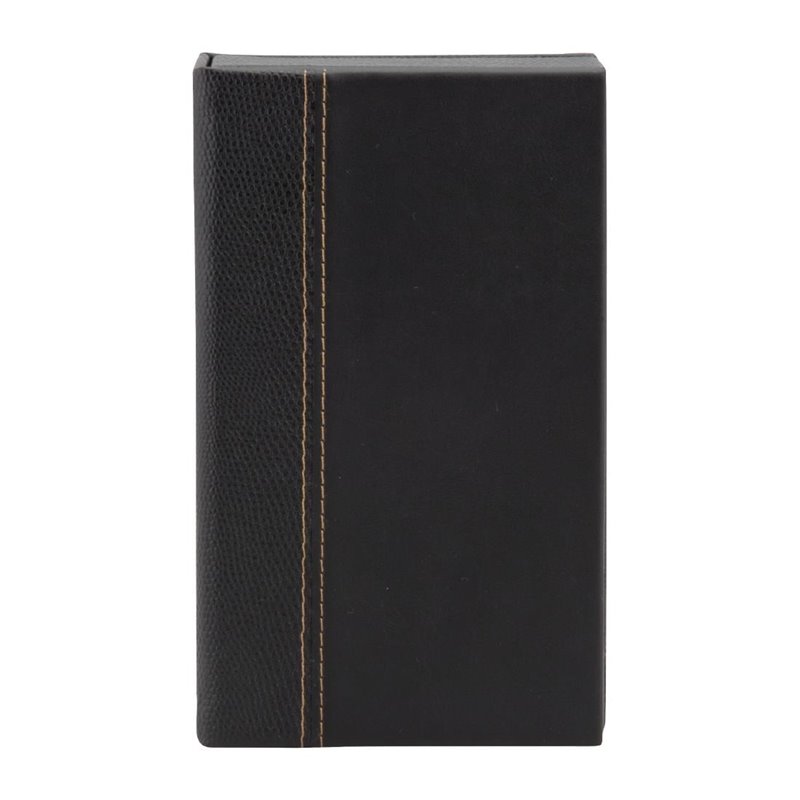 Coffret porte-addition en cuir Securit Trendy noir - Gastronoble - DP726
