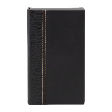 Coffret porte-addition en cuir Securit Trendy noir - Gastronoble - DP726