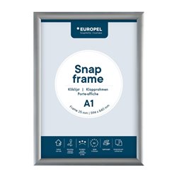 Cadre clipsable en aluminium Europel A1 25mm - Gastronoble - HU436
