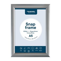 Cadre clipsable en aluminium Europel A5 25mm - Gastronoble - HU440